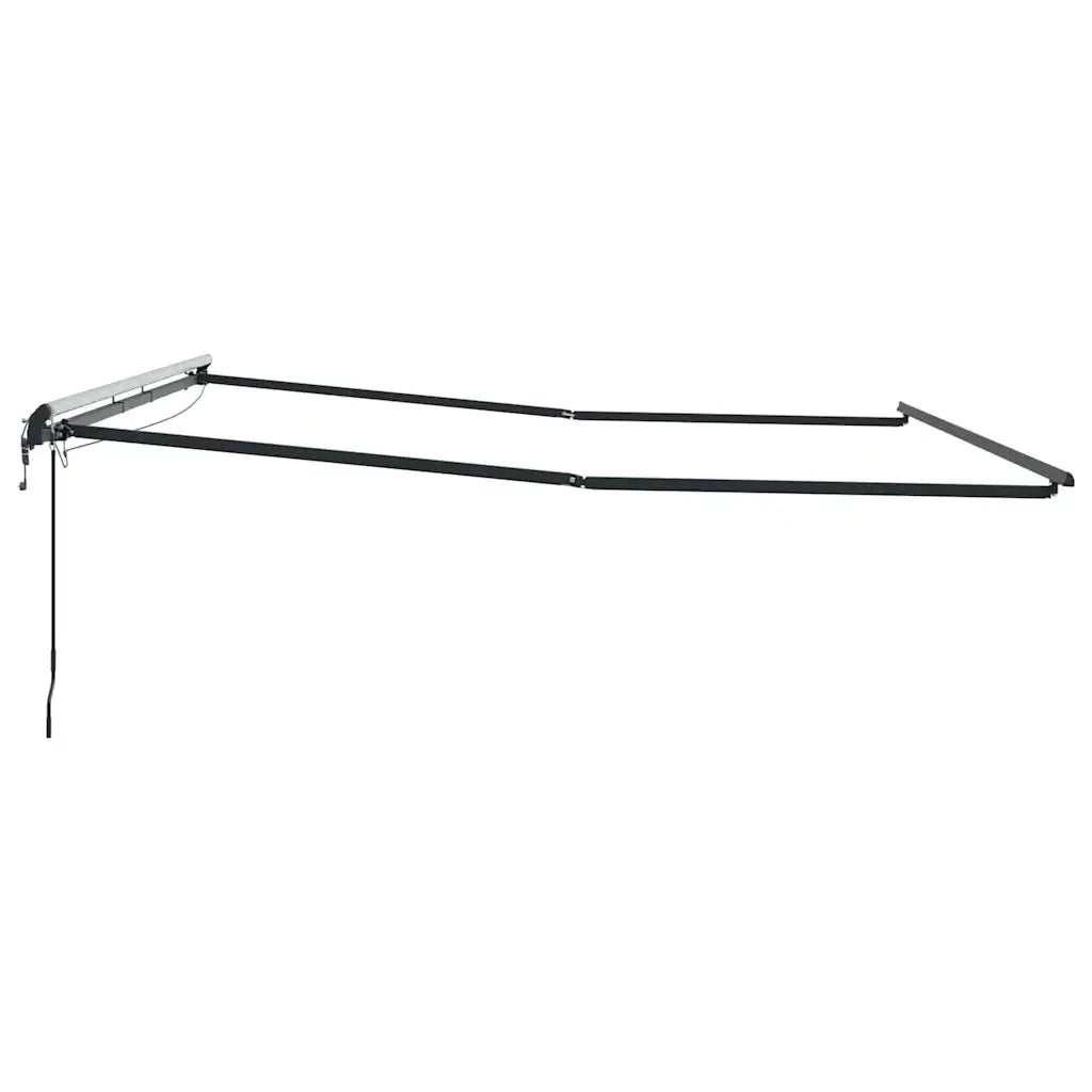 Tenda da Sole con Antracite 4 × 3,5 m Metallo 313265
