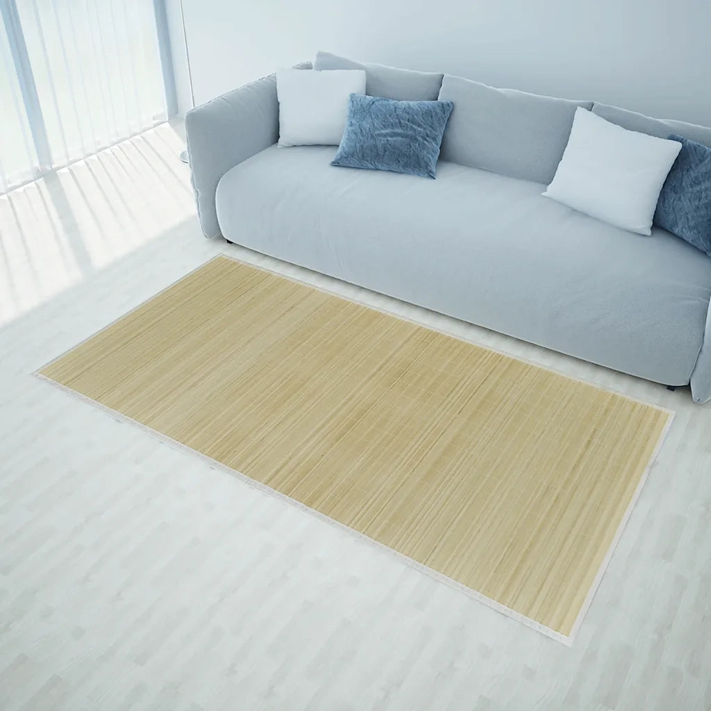 Tappeto del soggiorno | Tappeto Rettangolare in Bamb¨´ Naturale 150 x 200 cm