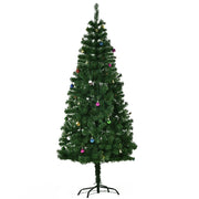 Albero di Natale Artificiale 180 cm Verde ¨C zephmum ¨C con 624 Rami e Decorazioni