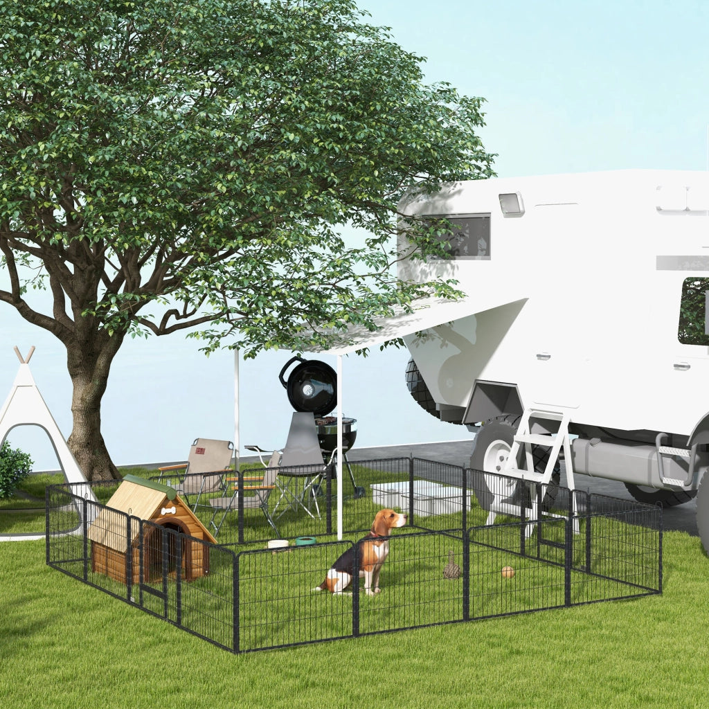Recinto per Cani ¨C Minimal ¨C Grigio 80x150x60 cm
