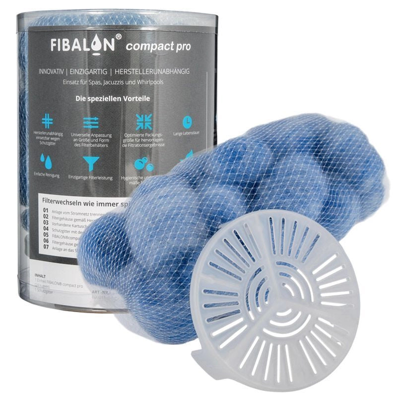 Carica filtrante FIBALON COMPACT 8 Micron in fibre di polimeri e argento per filtri a cartuccia