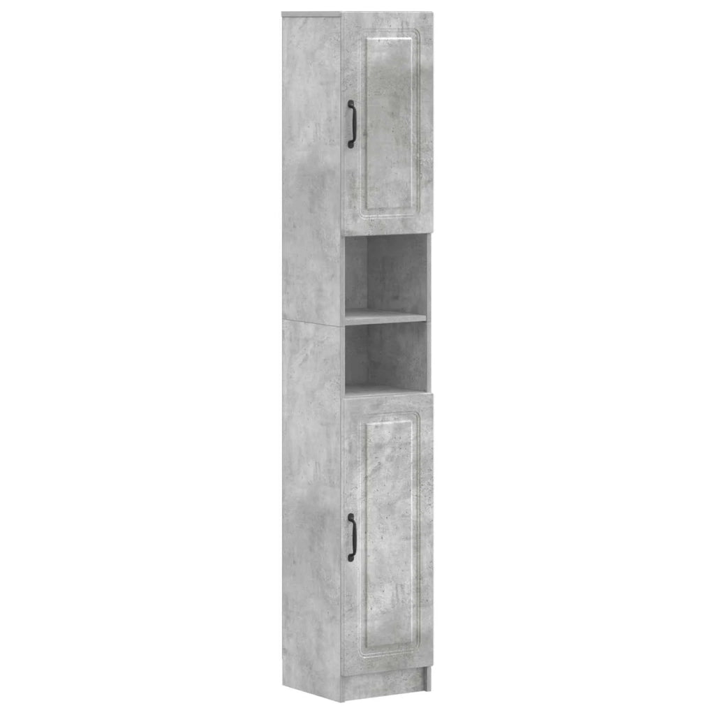 Set di Mobili da Bagno da 4 Pezzi UTRECHT Grigio Cemento 3417975