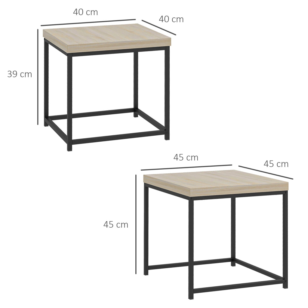 Tavolino da salotto ¨C Minimal ¨C nero 40x40x40 cm