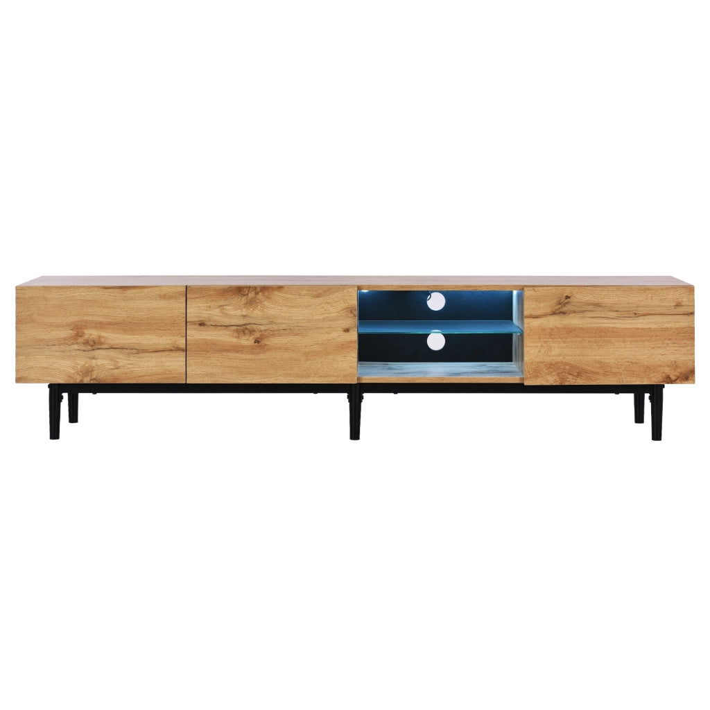 Mobile TV con LED ¨C MINIMAL ¨C Legno, 175x31x41 cm