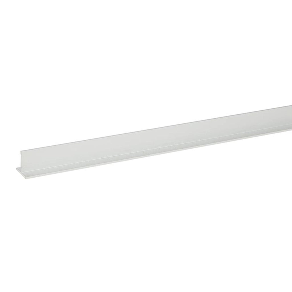 PROFILO ALLUMINIO A T ARGENTO 15x15mm 1mt