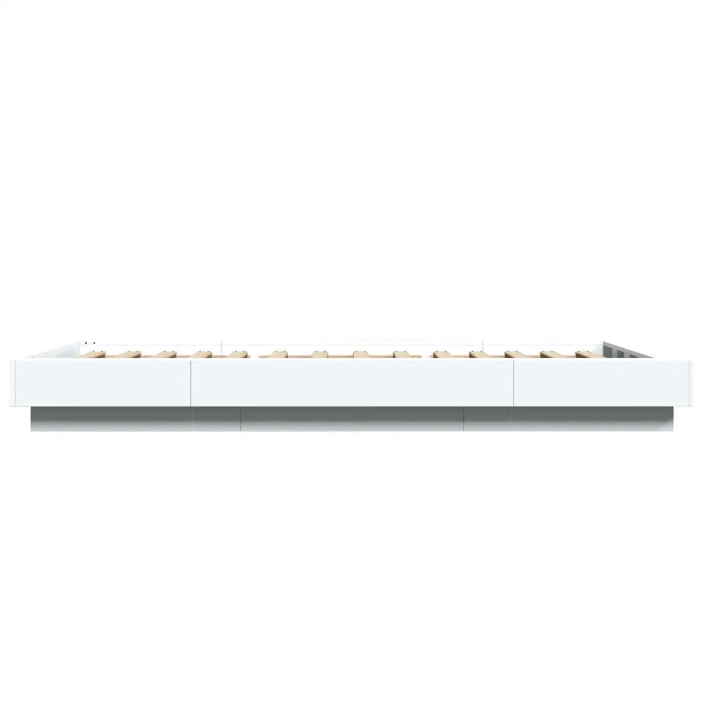 Letto con LED Bianco 80 x 200 cm Legno ingegnerizzato 3429581