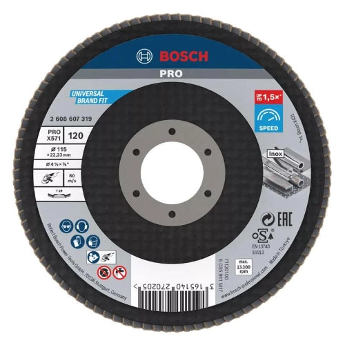 DISCO LAMELLARE BEST METAL BOMB 115MM G120