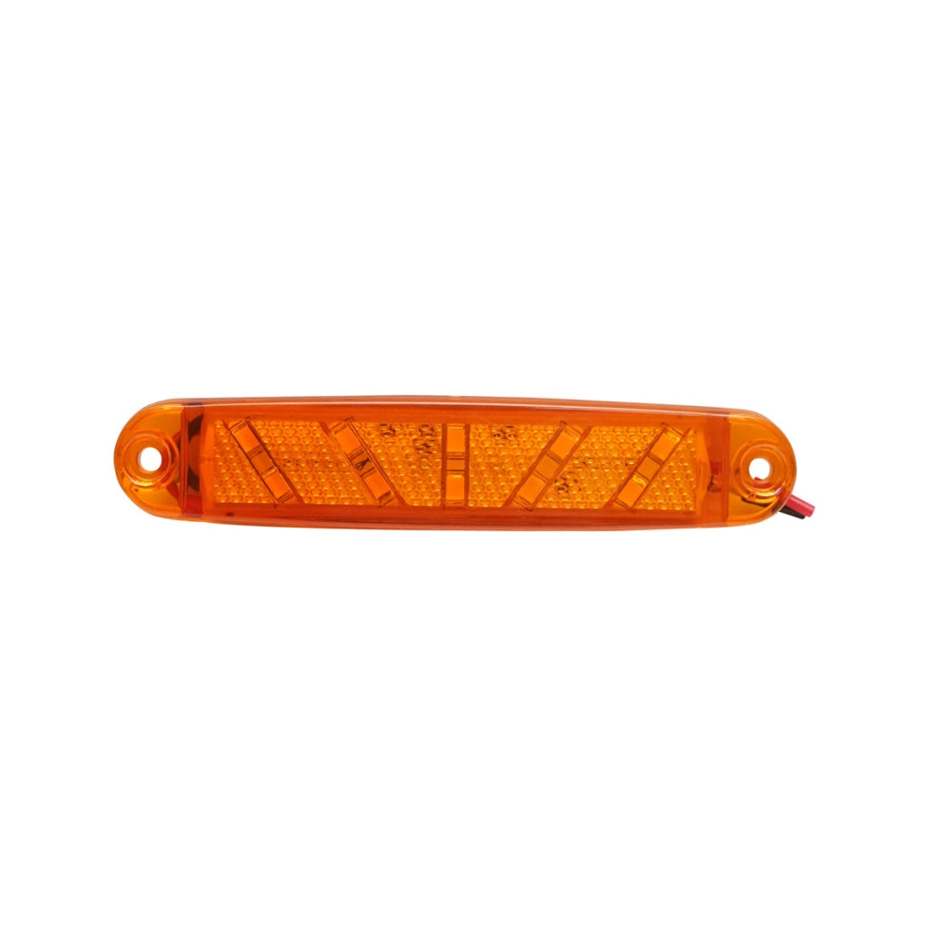Lampada laterale LED, 12V-24V, gialla, 100 mm, Breckner Germany