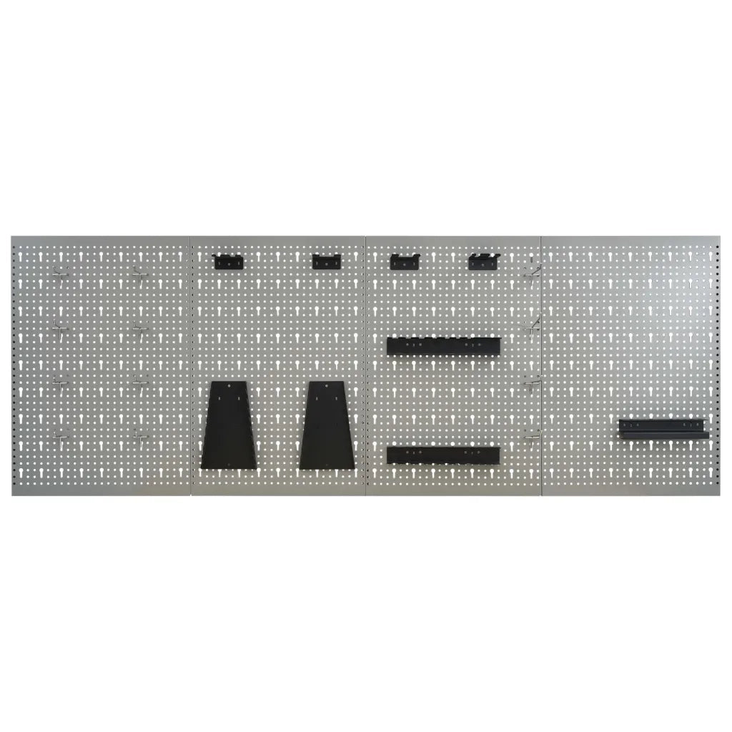 Pannelli per Utensili a Parete 4 pz 40x58 cm Acciaio CFW2664865