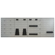 Pannelli per Utensili a Parete 4 pz 40x58 cm Acciaio CFW2664865
