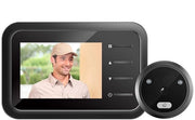 Deurbel digitale videocamera con schermo LCD da 2,4 pollici, telecamera cat's eye con visori notturni infrarossi, obiettivo HD 90°, schermo LCD da 2,4 pollici.