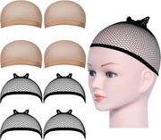8 pezzi di capelli di nylon elastici aderenti per parrucche