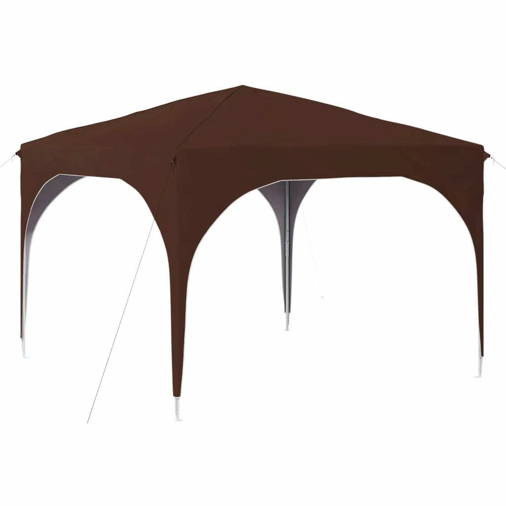 Tenda per feste a pop-up 290 x 290 x 245 cm Marrone 42019852