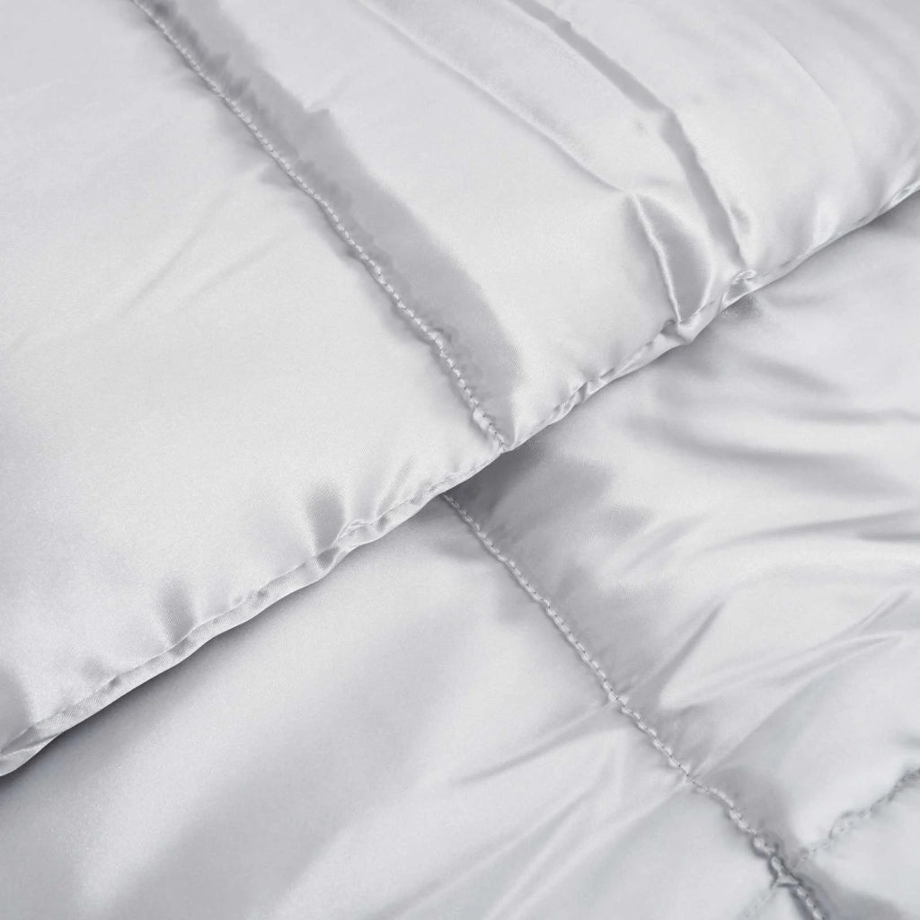 Piumone Completo Annuale Argento 140 x 220 cm Satin e Micropile 42025830