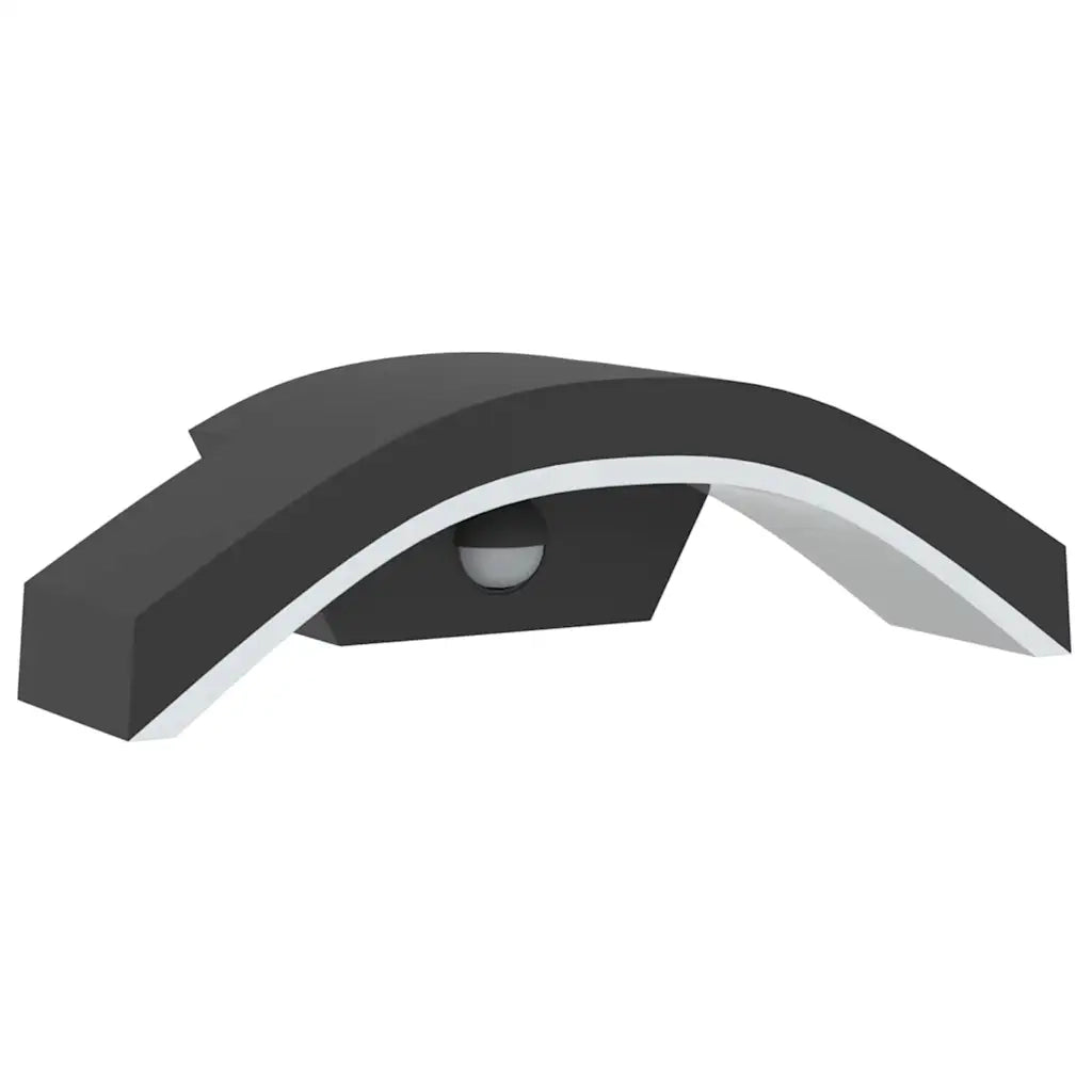 Applique con LED e Sensore Nera in Alluminio Pressofuso CFW7839342