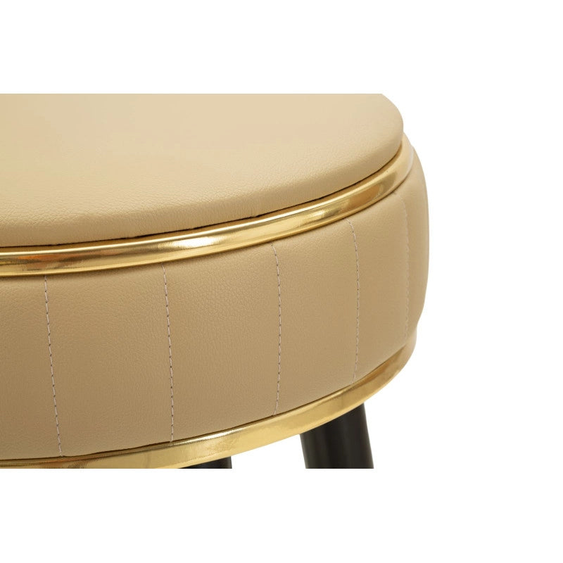 Sgabello Bar London Marrone cm ø 38x74