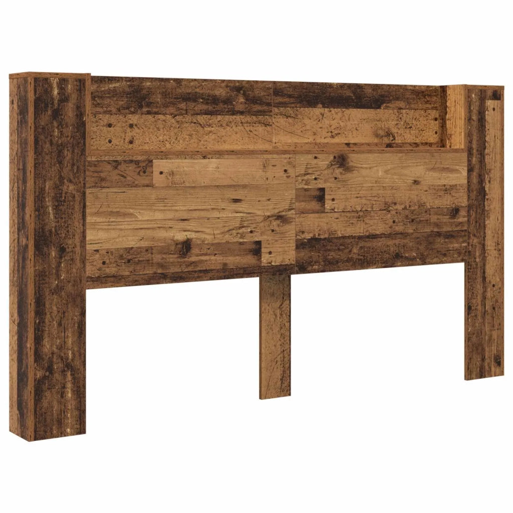 Testata con Mobile e LED Legno vecchio 180 x 16,5 x 103,5 cm 8006574
