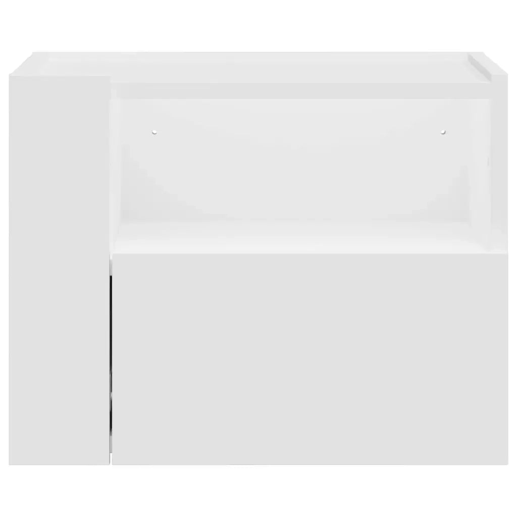 Comodino a Parete Bianco 45x30x35 cm 848311