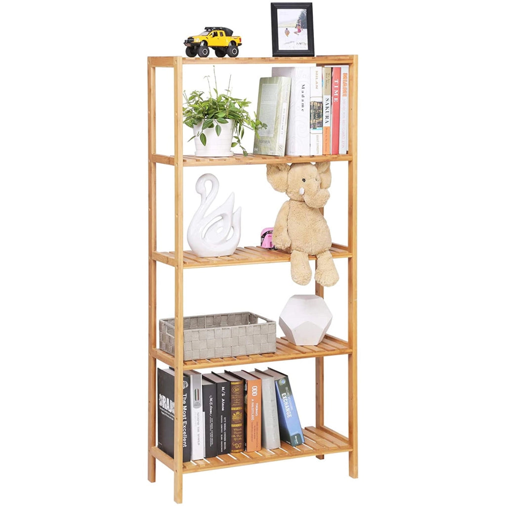 Valora BAMBOO SHELF Scaffale in bambù naturale con 5 ripiani