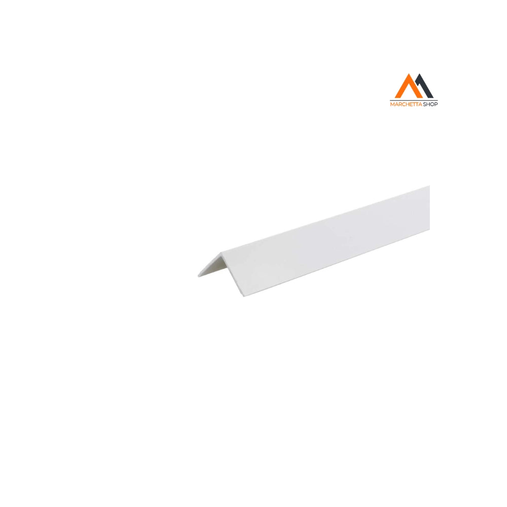 ANGOLARE 40X40 PVC BIANCO 2 MT