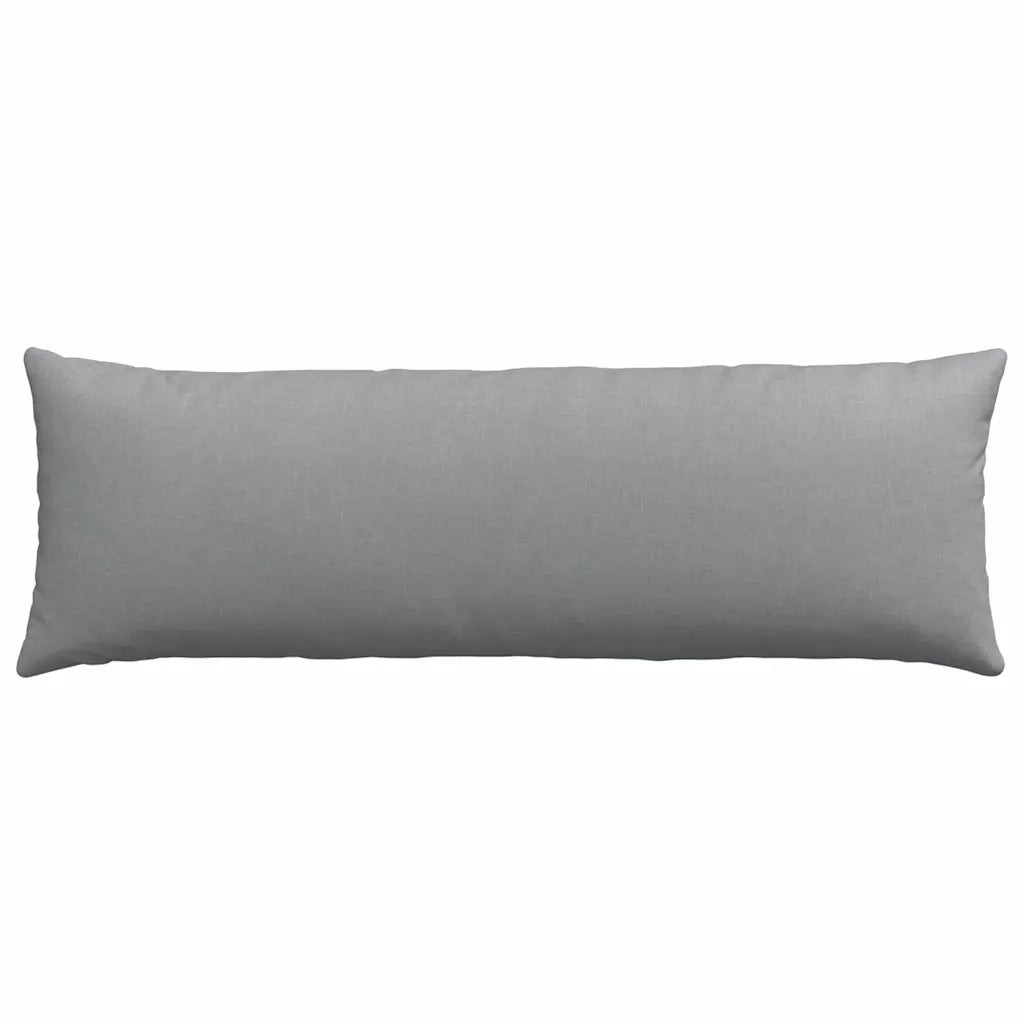 Cuscini da Divano 2 pcs Grigio chiaro 120 x 40 cm Tessuto 42013782