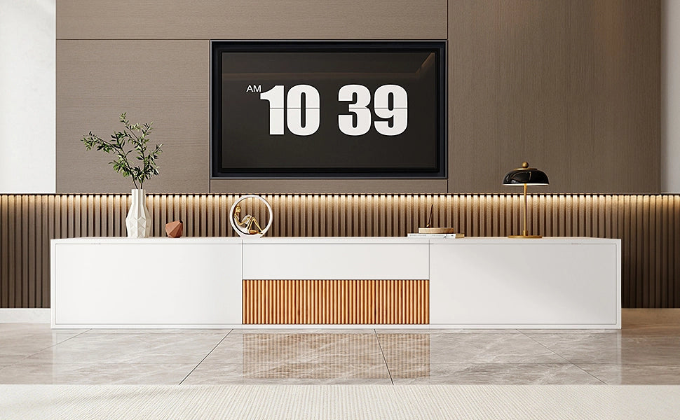 Mobile TV- design unico- supporta proiettore- 180x34x30 cm