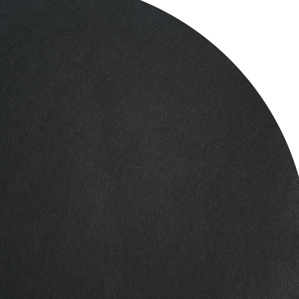 Telo per Fondo Piscina Nero Ø 244 cm Tessuto Non Tessuto 42009103