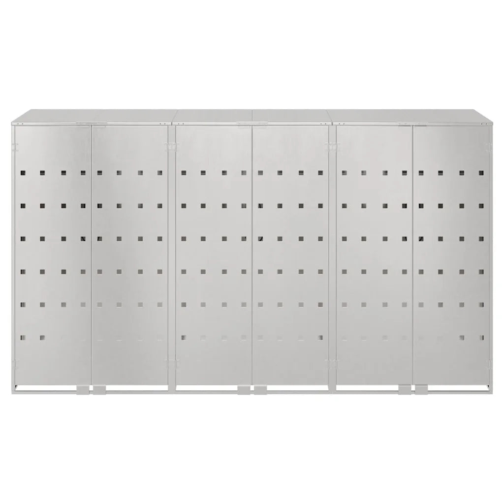 Contenitore per Rifiuti per 3 Bidoni 340 x 77.5 x 115.5 cm 3394789
