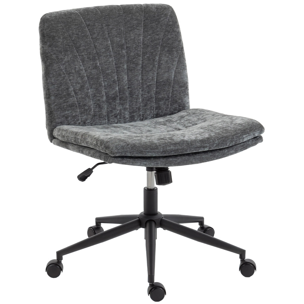 Sedia da Ufficio con Seduta Larga ¨C Minimal ¨C Grigio