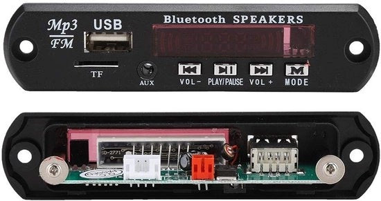 Decoder Bluetooth MP3 per DIY - Supporta FM/USB - Design compatto - Adatto per progetti DIY - Ideale per