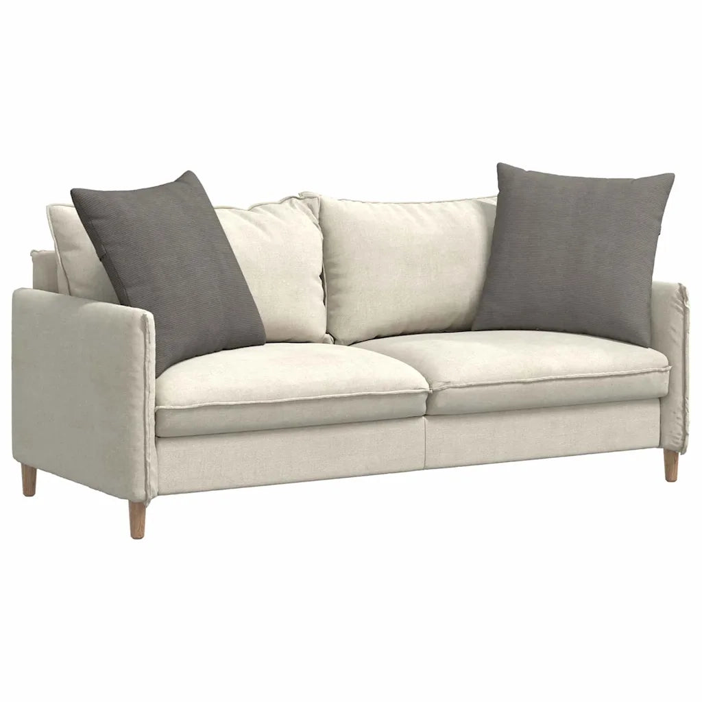 Cuscini da Divano 2 pz-Set di 2 Cuscini per Sofa Grigio chiaro 80 x 80 cm 281973