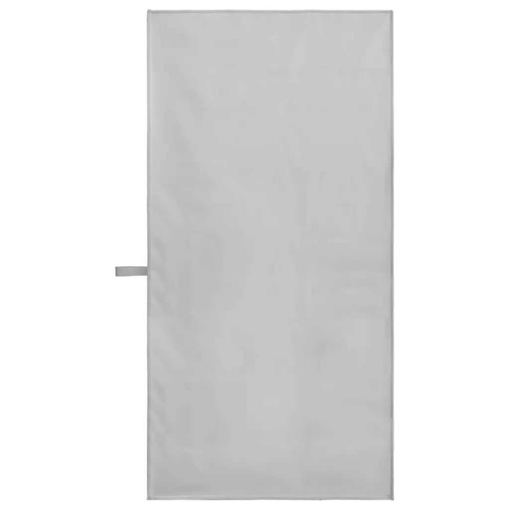 Asciugamani Sportivi 2 pz | Teli per bagno Grigio 100 x 50 cm