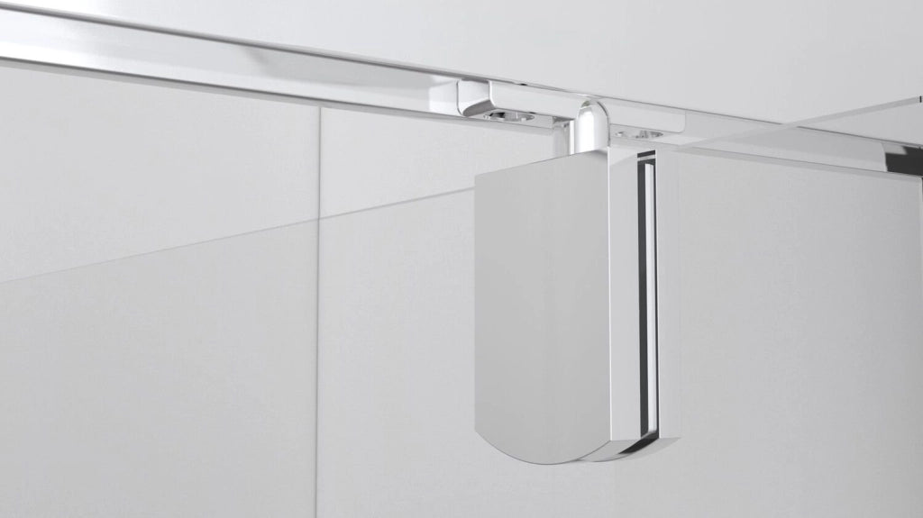Box doccia nicchia 90 cm porta due battenti H190 cm GENNY - Cromato Lucido