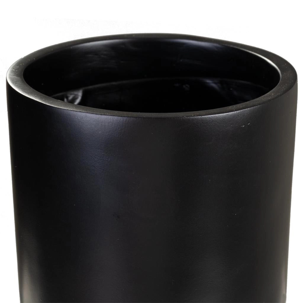Vaso nero e oro 15x15x50h