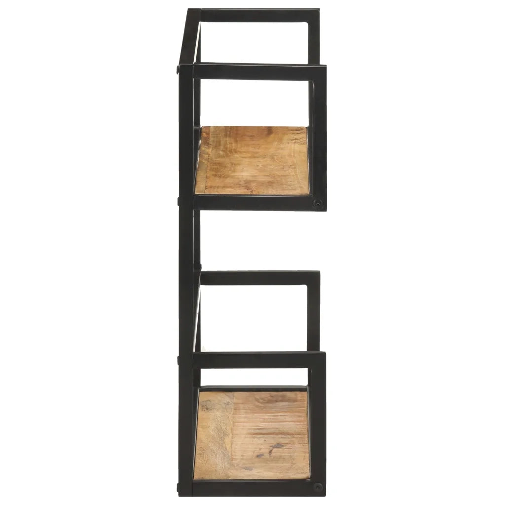 Scaffale a Muro 60x20x60 cm in Legno di Mango Grezzo 321076