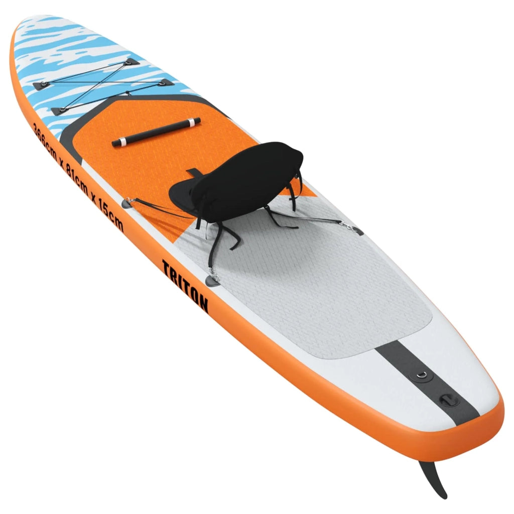 SUP Board con Seggiolino 2-in-1 TRITON 366 x 81 x 15 cm Blu per 42039134