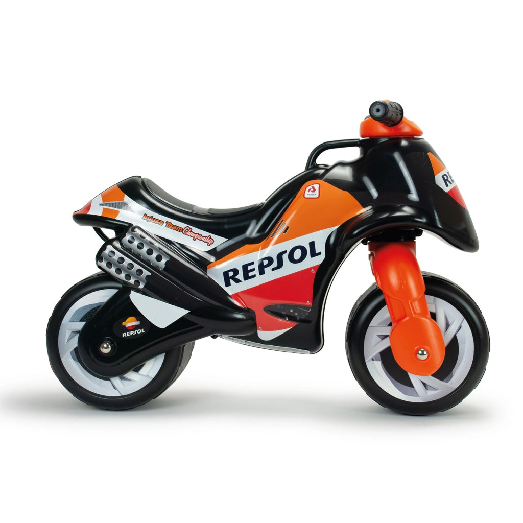 Moto Cavalcabile per Bambini Neox Repsol Stile Racing Senza Pedali Nero