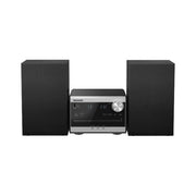 Compatto hi fi panasonic sc pm272eg s silver e black
