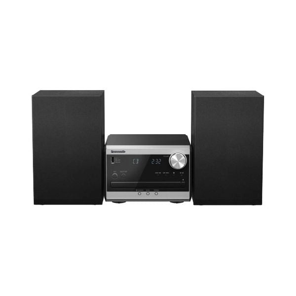 Compatto hi fi panasonic sc pm272eg s silver e black