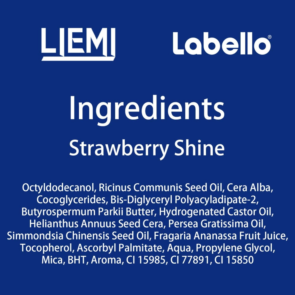 Burrocacao Balsamo Idratante per Labbra Morbide, Strawberry Shine, Labello
