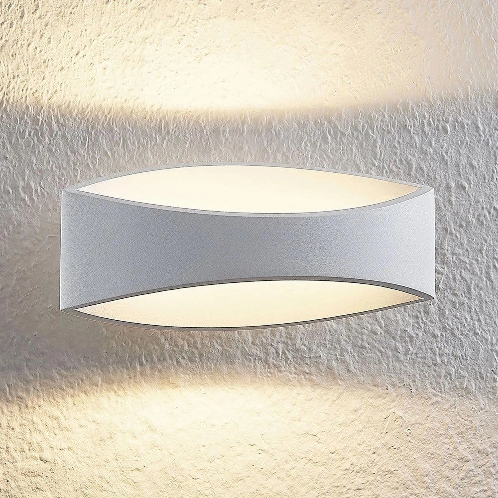 Trade Shop - Applique Lampada Da Parete Luce Led Moderna 12 Watt Luce 4000k 6500k 3000k E59-b - -bianco Naturale      -