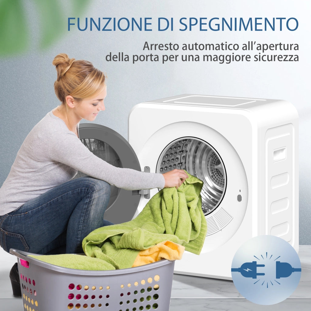 Asciugatrice Portatile 4 kg ¨C Minimal ¨C Bianco
