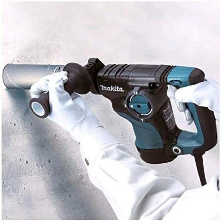 Makita HR2811FT Tassellatore SDS-PLUS 3 Funzioni 800W 2,8J 28 mm in calcestruzzo con doppio mandrino e impugnatura antivibrazioni colore Nero