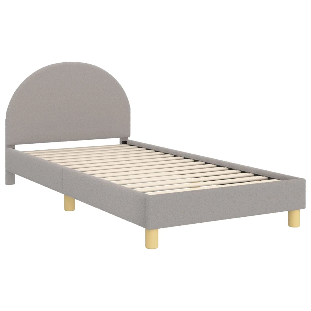 Struttura letto bambini con testata-Giroletto per bambini Grigio Chiaro 80 x 200 cm 801914