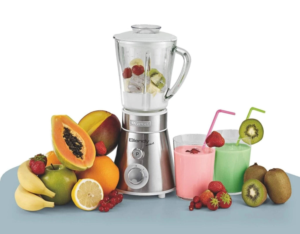 Ariete AR561 Blendy Metal Frullatore 300 W 800 ml 2 Velocita' Pulse lame acciaio inox colore Grigio