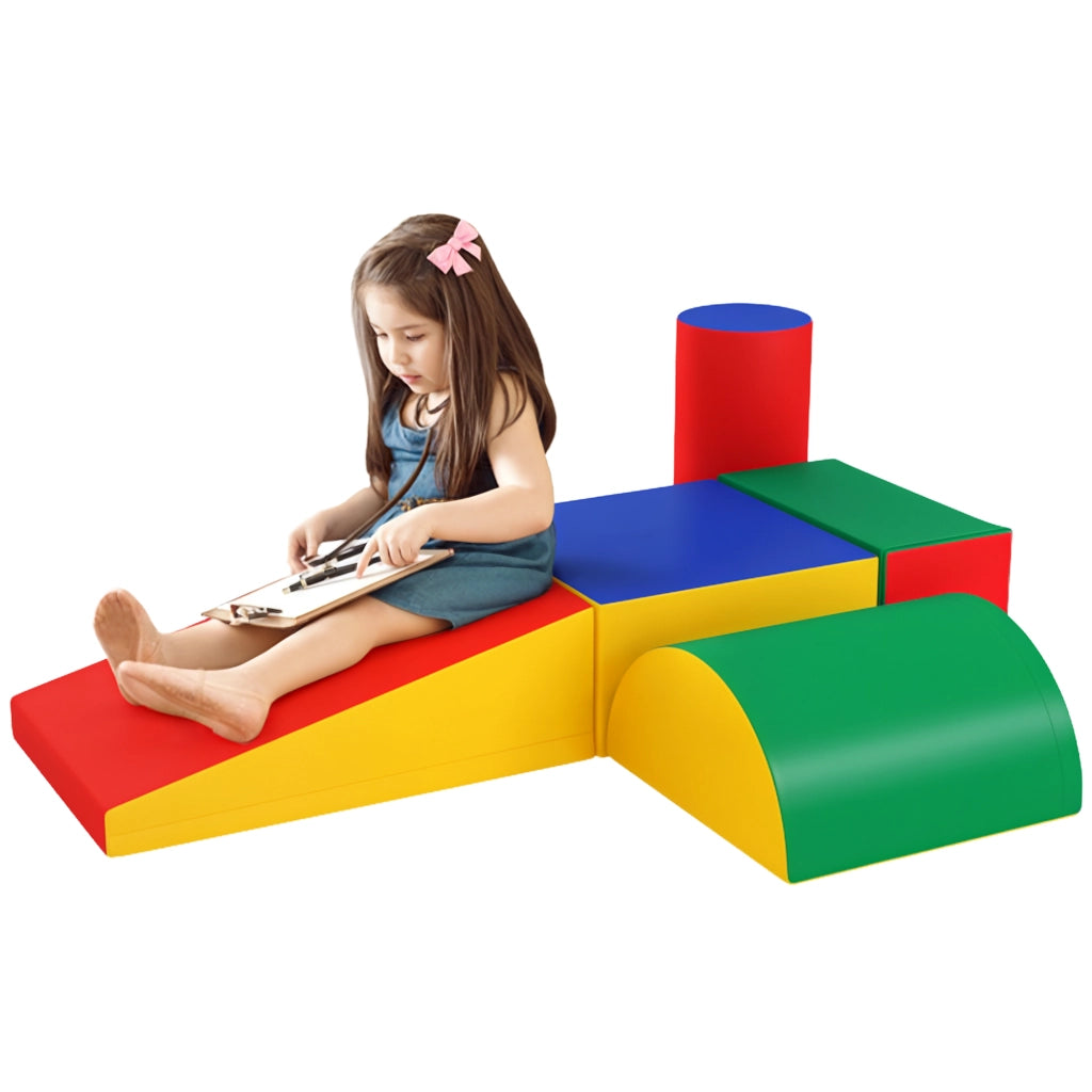 Set 5 Moduli Motricit¨¤ Bambini ¨C Xylo ¨C Schiuma EPE Multicolore