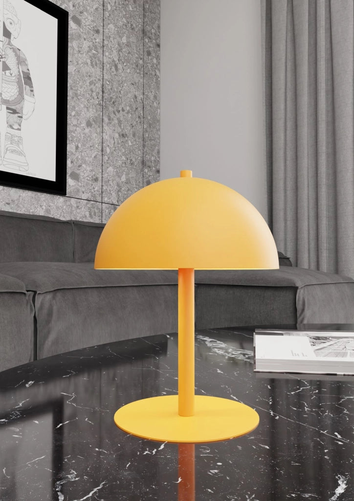 Lampada da tavolo minimal arancione MOGU 2xG9 Emibig