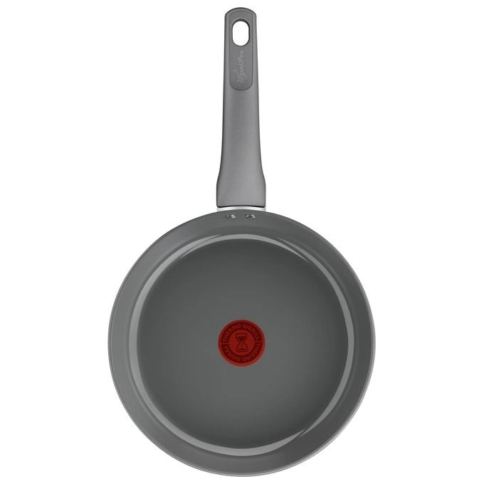 Lagostina 010274040128 Risorsa Padella Antiaderente Ceramica Goceram 28 cm Thermo Signal Multiuso colore Grigio