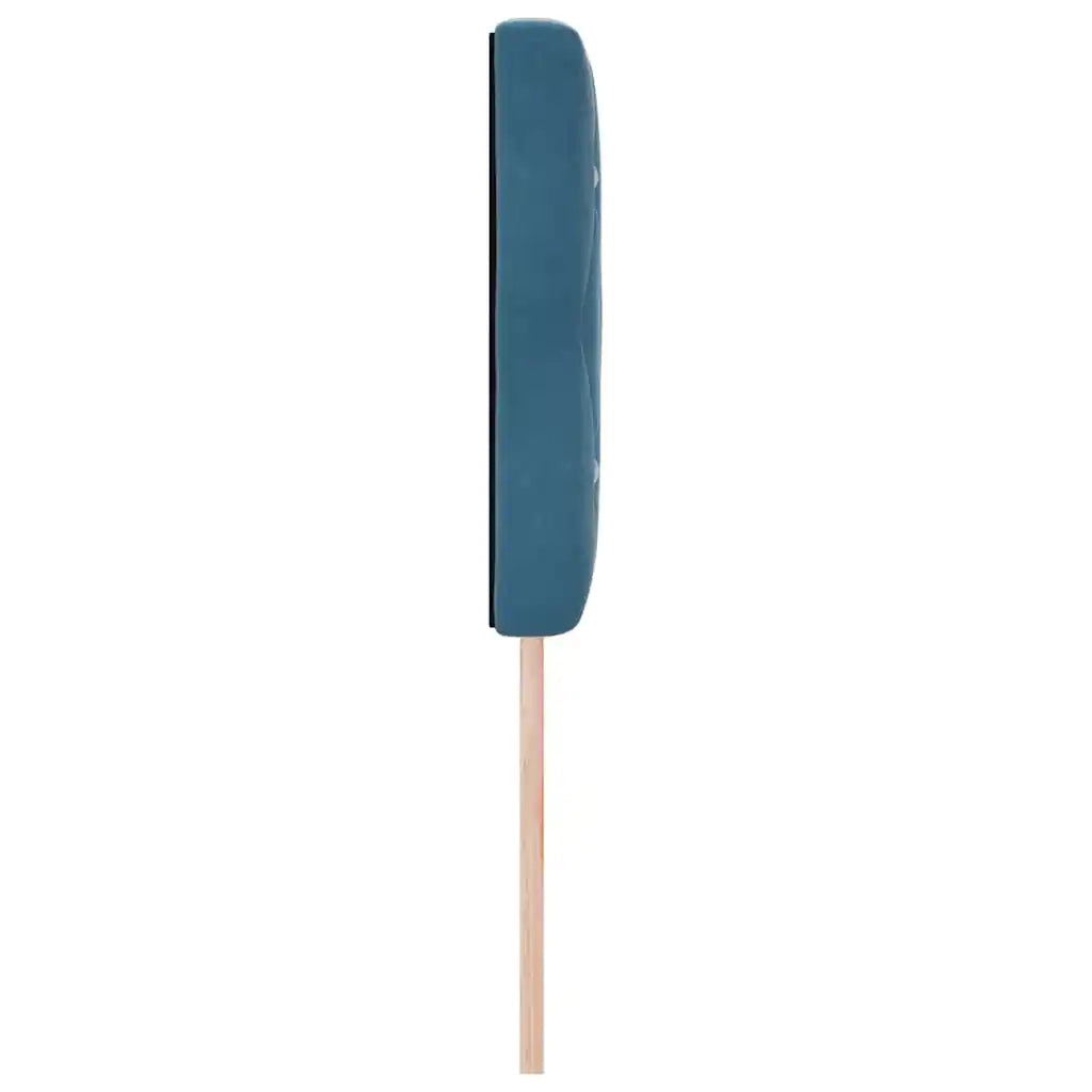 Testiera LED con strisce LED Blu Scuro 144 cm Velluto 3338063