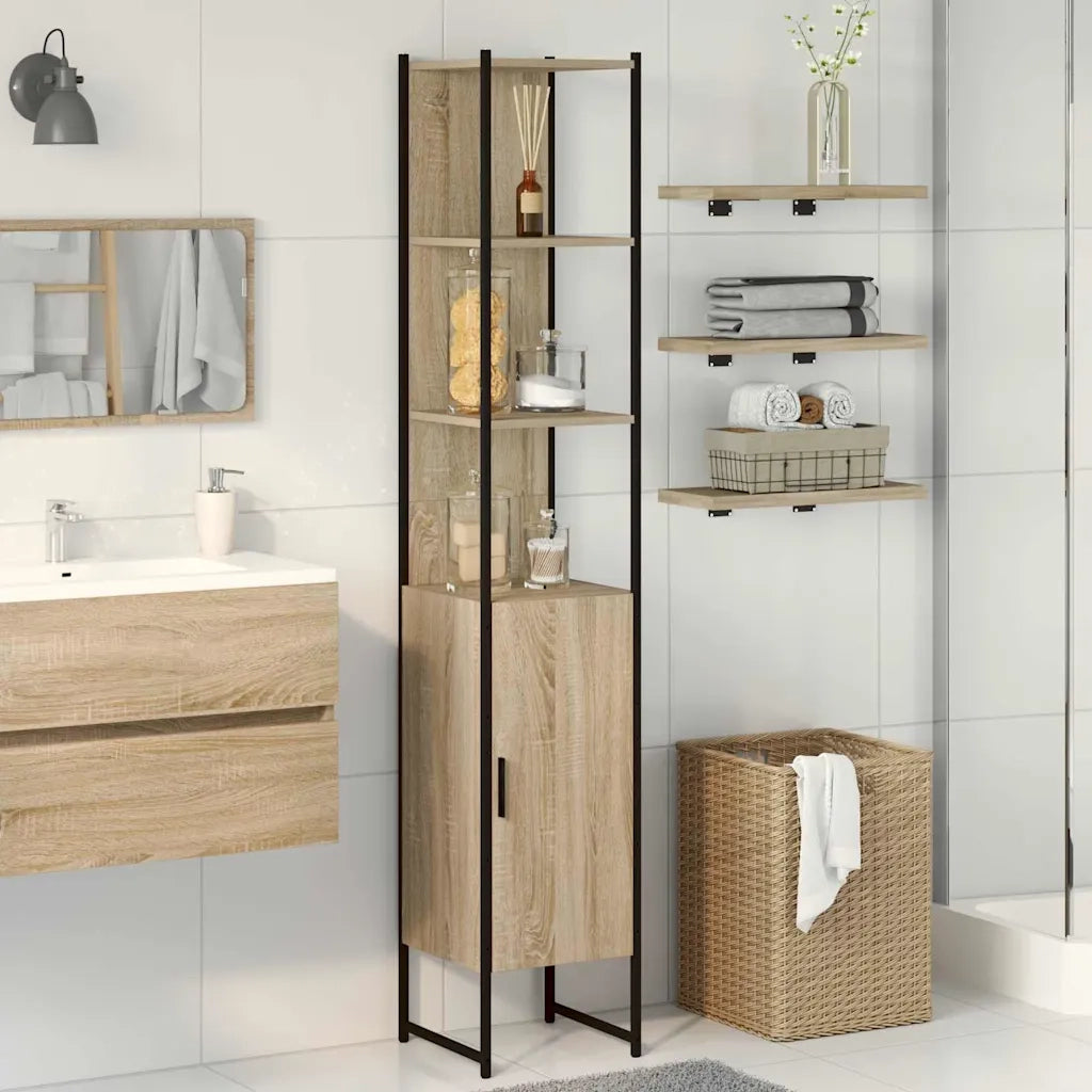Mobile da Bagno Sonoma 33 x 33 x 185,5 cm Legno multistrato 864342